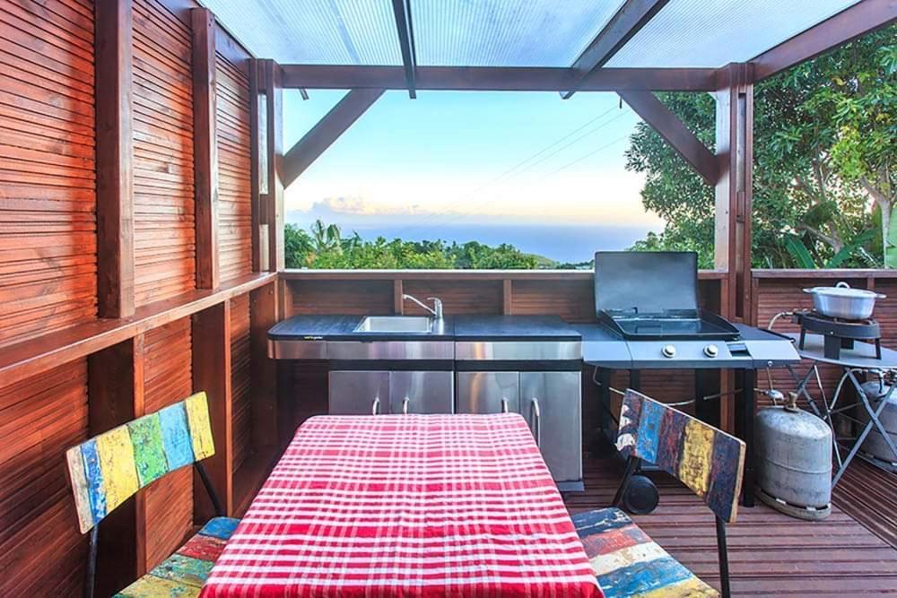 L'Escapade Creole Jacuzzi Privatif Bungalow Bananier Saint-Joseph Ngoại thất bức ảnh