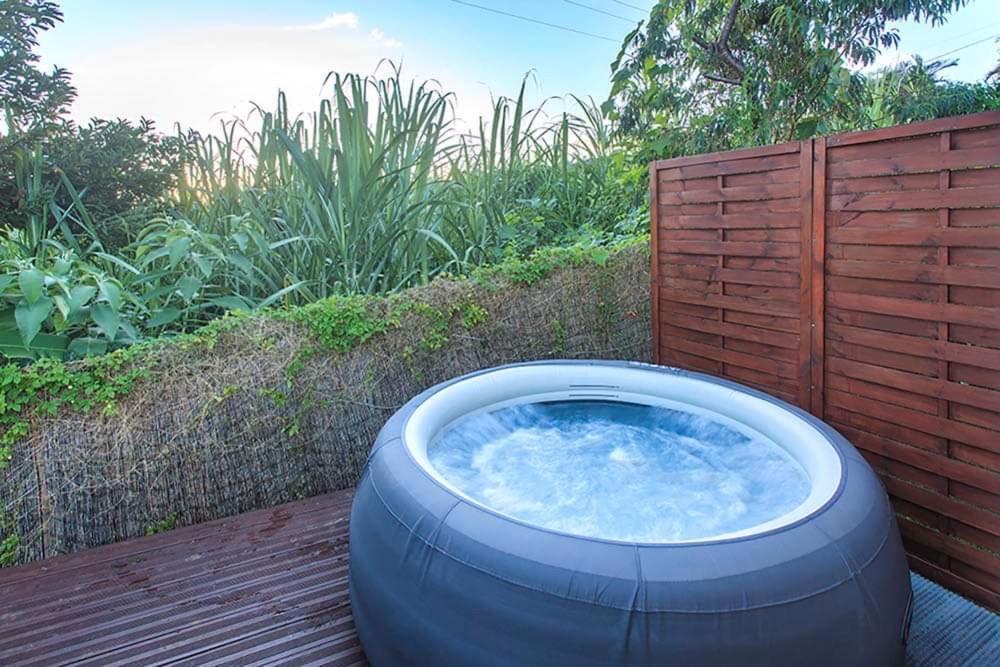 L'Escapade Creole Jacuzzi Privatif Bungalow Bananier Saint-Joseph Ngoại thất bức ảnh